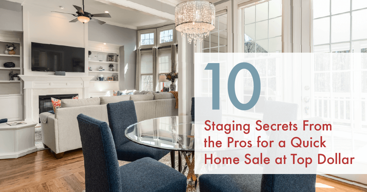 Staging Secrets add value to your home